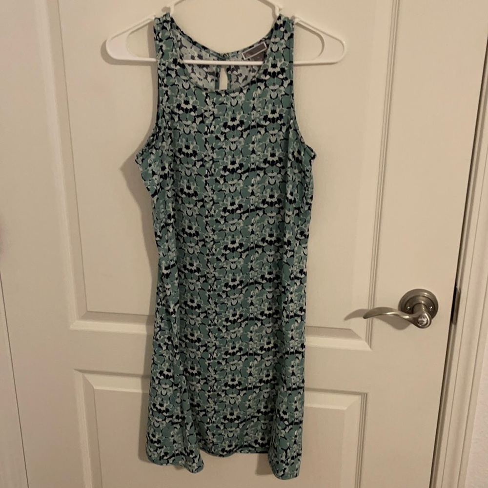 Green and navy summer dress!